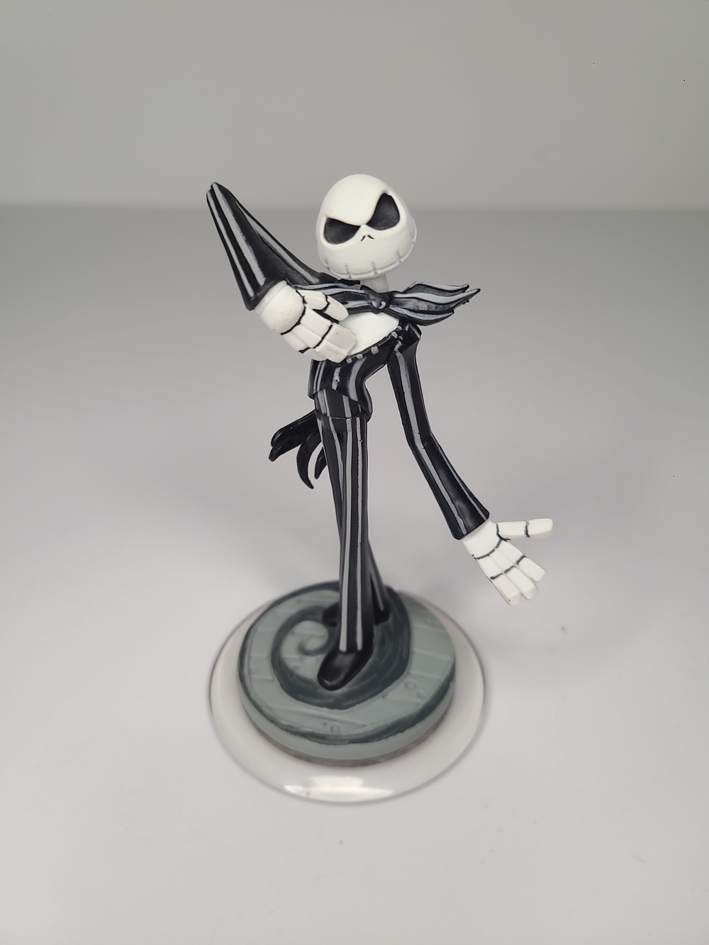 Disney Jack Skellington Black and White Striped Figurine